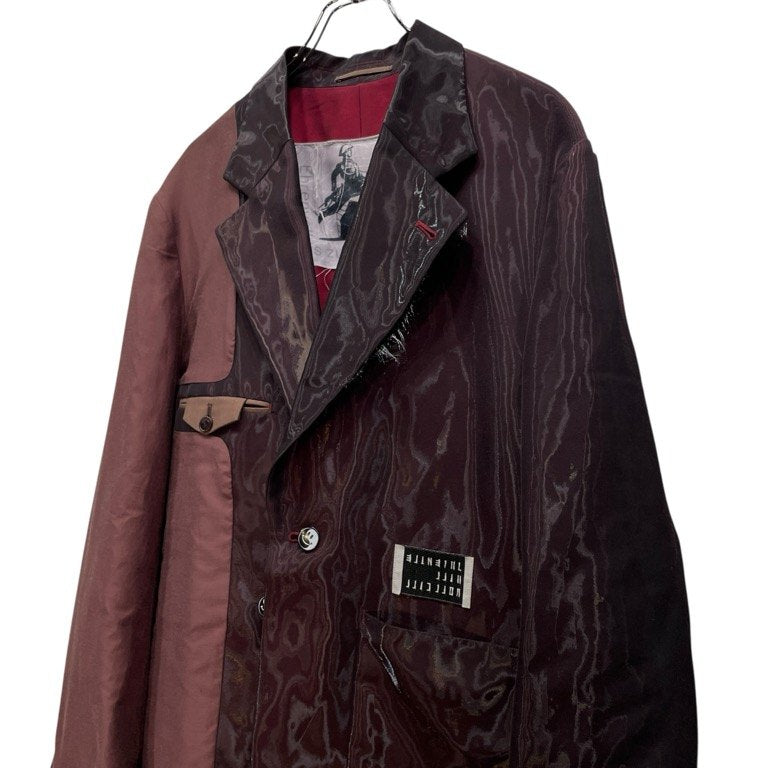 JUVENILE HALL ROLLCALL インサイドアウトアシンメトリーテーラードジャケット 切替 ブルゾン アウター ジュベナイルホールロールコール メンズ