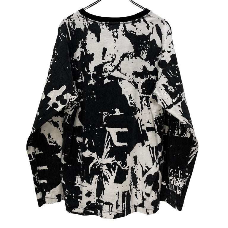 B Yohji Yamamoto 20SS ヘビープレーティング天竺グラフィックプリント総柄Tシャツ カットソー Tee T-shirt フォト 山本耀司 ビー ヨウジヤマモト メンズ レディース ユニセックス