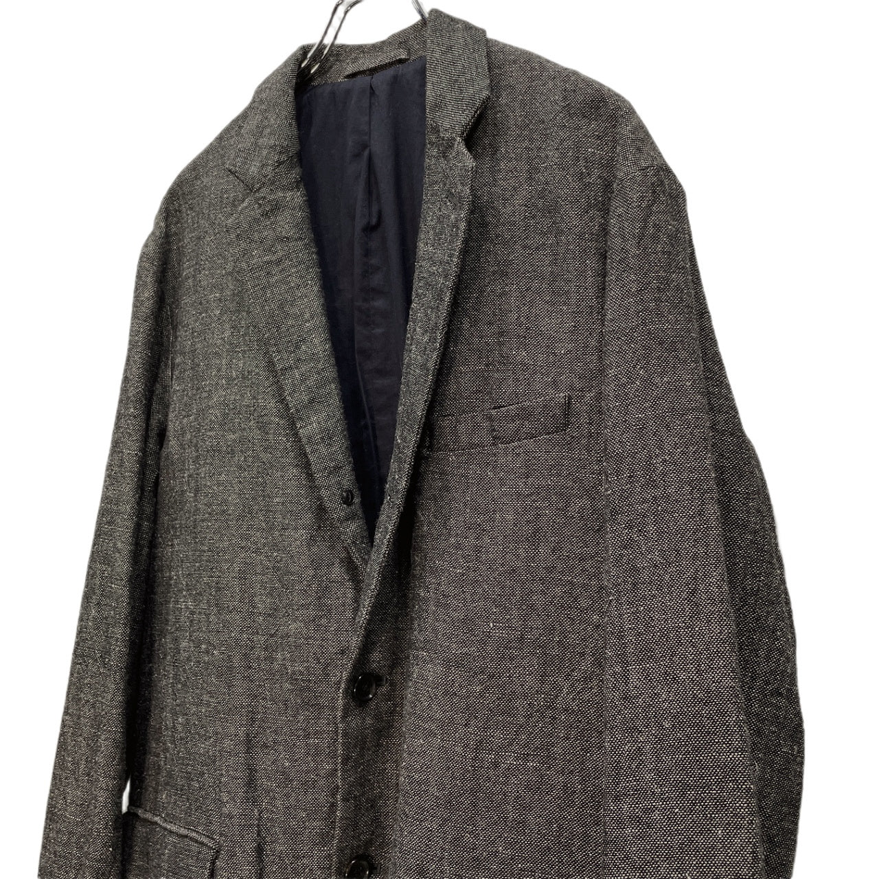 Graphpaper 19AW TWEED KIBATA JACKET ウールリネンキバタツイードテーラードジャケット ブルゾン コート アウター グラフペーパー メンズ