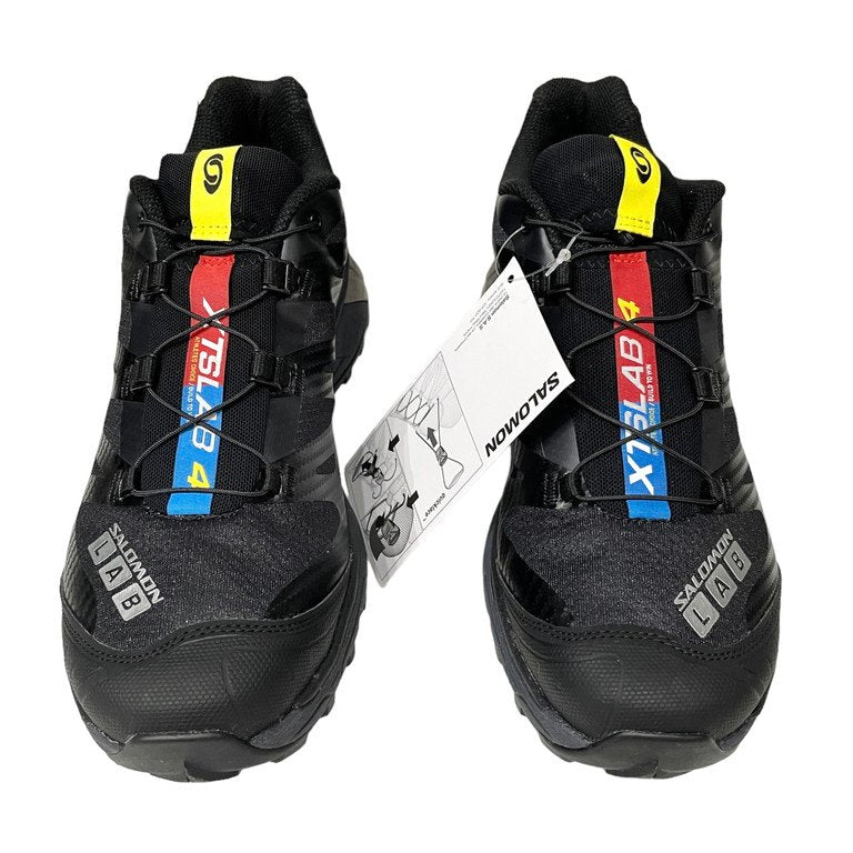 SALOMON XT-4 OG BLACK EBONY SILVER METALLIC X クイックレースローカットスニーカー シューズ 靴 クツ 471329 未使用タグ付き 27.5cm