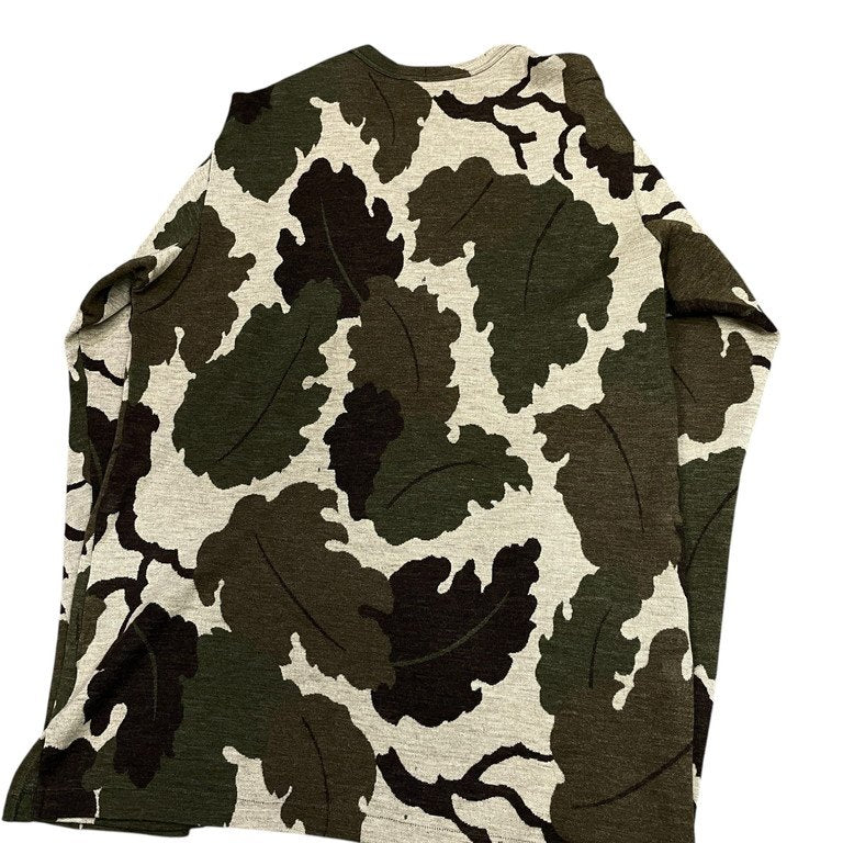 Yohji Yamamoto Pour Homme 02AW リーフカモフラージュオーバーサイズニットセーター カットソー Tシャツ トップス Archive 女優期 迷彩柄 ヨウジヤマモトプールオム メンズ