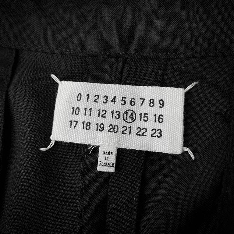Maison Margiela 14 22SS DRAWSTRING TROUSER ウールトロピカルノータックイージースラックス ドローストリングトラウザー パンツ トラウザーズ 定番 定価145,200円 S50KA0530 S44330 メゾンマルジェラ マルタンマルジェラ