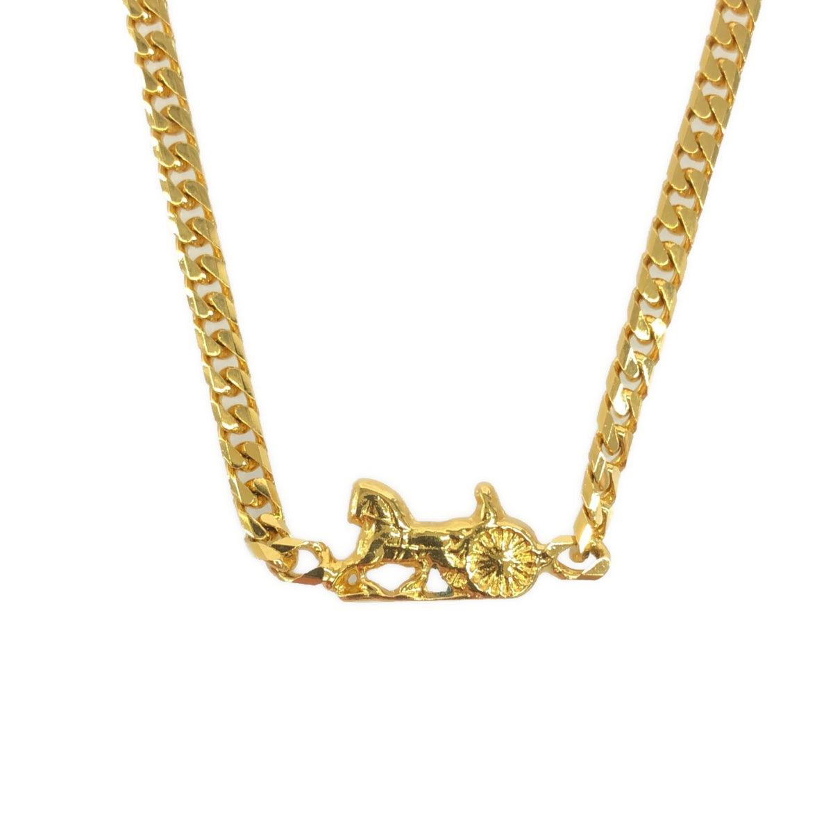 CELINE CELINE ロング ネックレス 馬車