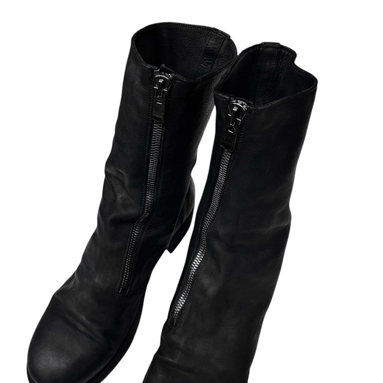 Yohji Yamamoto Pour Homme × GUIDI 23AW SOFT CALF LEATHER FRONT ZIPPER BOOTS ソフトカーフレザーフロントジッパーブーツ HJ-E23-774 シューズ Vibram 定価265,100円 ヨウジヤマモトプールオム グイディ メンズ