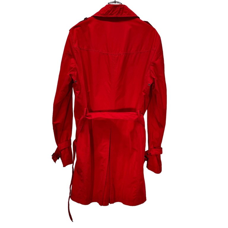 EMPORIO ARMANI コットンナイロンロクヨンクロスベルテッドトレンチコート Archive 90s 00s GIORGIO ARMANI