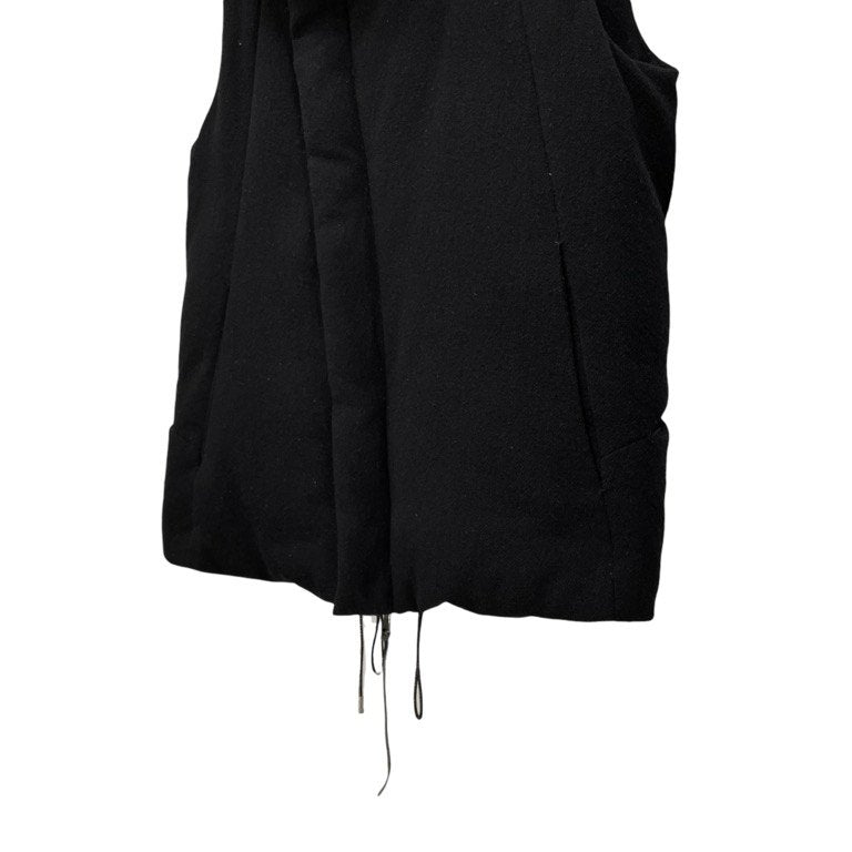 The Viridi-anne 16AW ウールフランネルハイネックスナップボタンダウンベスト ノースリーブ ジャケット ブルゾン コート アウター ヴィリジアン メンズ