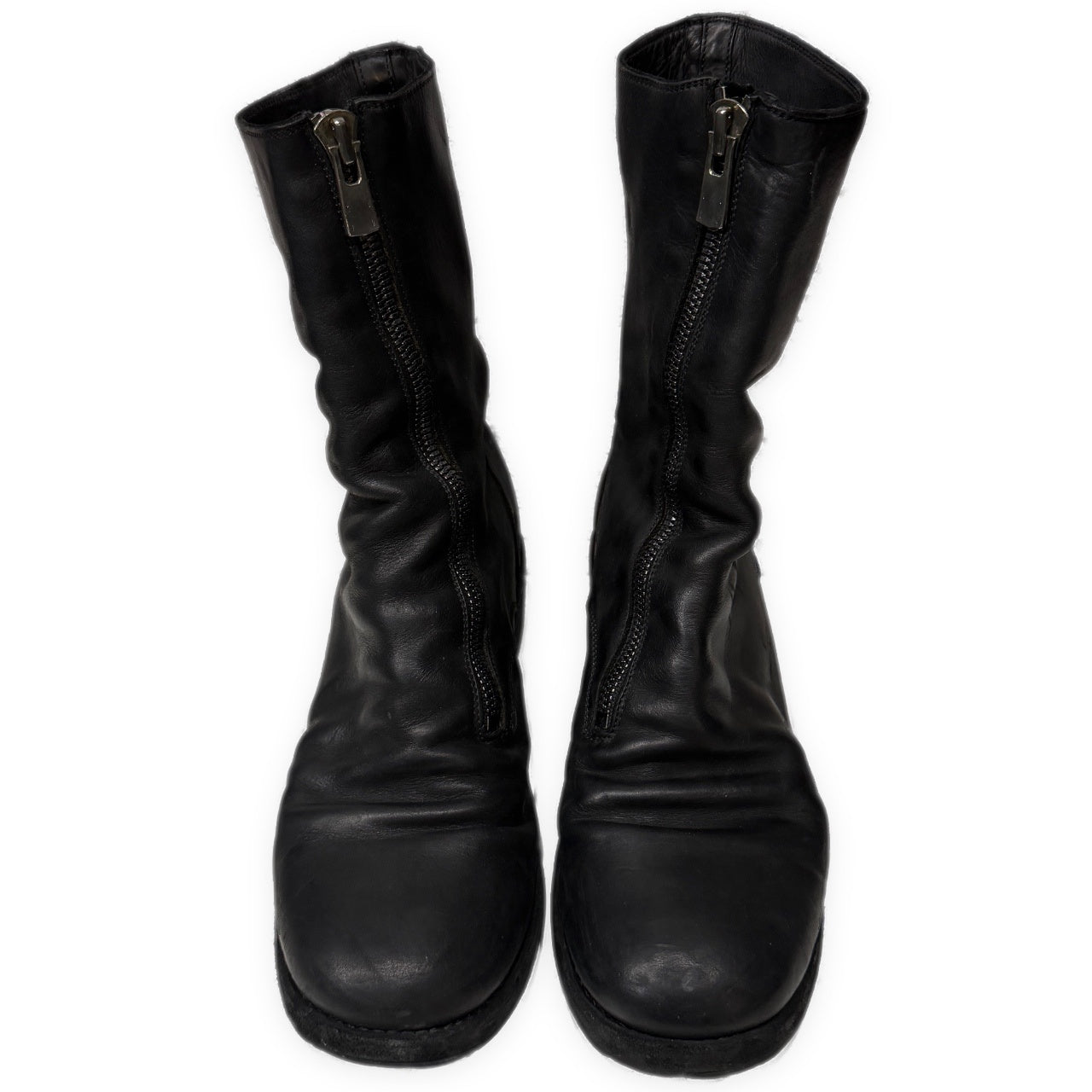Yohji Yamamoto Pour Homme × GUIDI 23AW SOFT CALF LEATHER FRONT ZIPPER BOOTS ソフトカーフレザーフロントジッパーブーツ HJ-E23-774 788SZ_Y シューズ Vibram 定価265,100円 ヨウジヤマモトプールオム グイディ メンズ