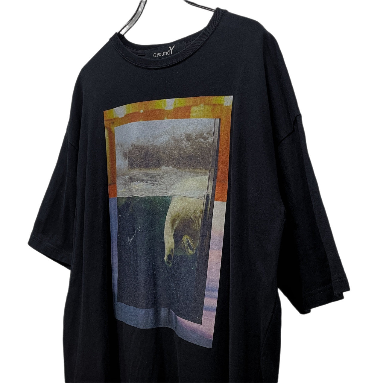 Ground Y フォトプリントクルーネックTシャツ カットソー Tee T-shirt 半袖 トップス Yohji Yamamoto グラウンドワイ ヨウジヤマモト メンズ レディース ユニセックス