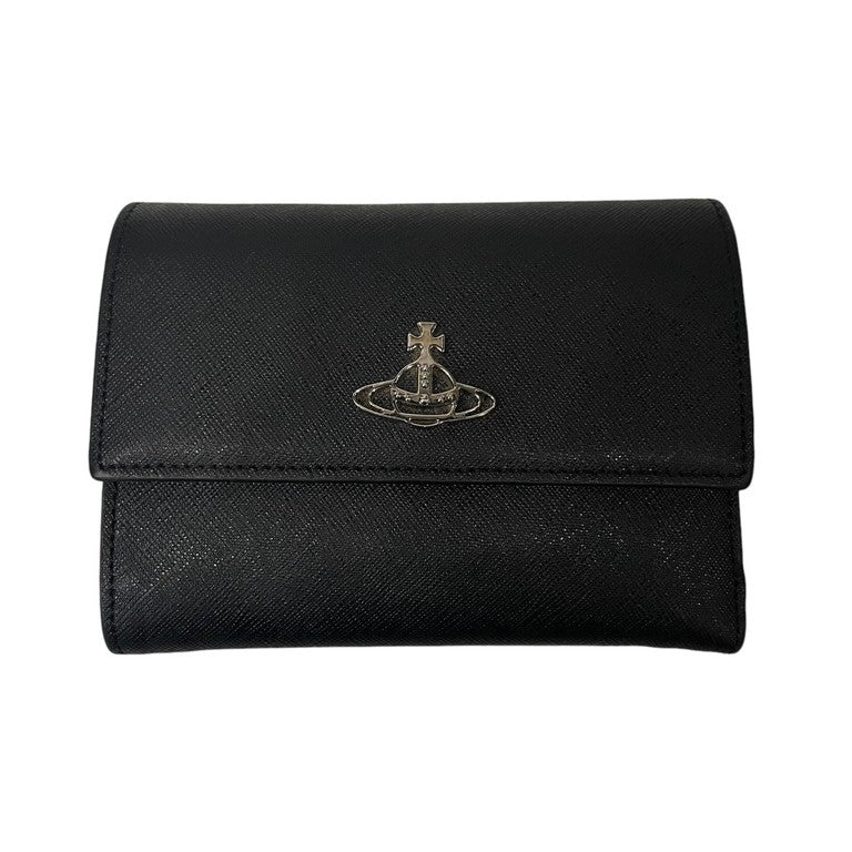 Vivivenne Westwood ヴィーガンレザーオーブロゴ3つ折り財布 ウォレット サイフ ヴィヴィアンウエストウッド ユニセックス