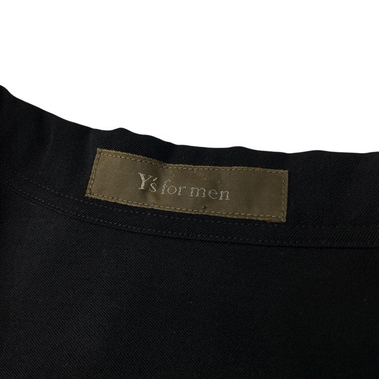 Y's for men ウールギャバジンダブルポケットラペル付きシャツ ブラウス トップス Archive 90s Yohji Yamamoto Pour Homme ワイズフォーメン ヨウジヤマモトプールオム メンズ