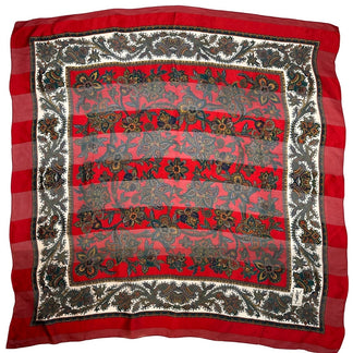 YVES SAINT LAURENT YVES SAINT LAURENT スカーフ ボタニカル