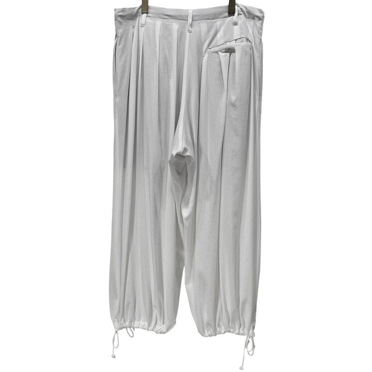 Yohji Yamamoto Pour Homme 25SS トリアセテートポリエステルバルーンパンツ HP-P21-562 ワイド 16タック ボトムス 定番 ヨウジヤマモトプールオム メンズ