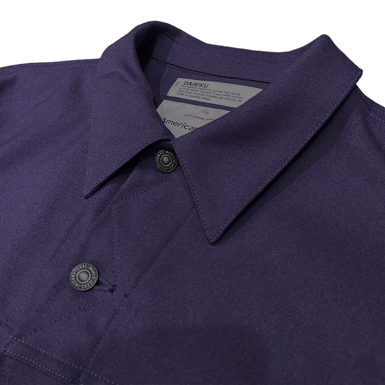 DAIRIKU 19AW Regular Polyester Jacket レギュラーポリエステルトラッカージャケット ブルゾン アウター ダイリク メンズ