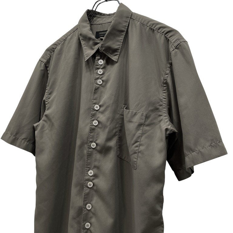 COMME des GARCONS HOMME DEUX 25SS ランダムボタン製品染めポリエステルシャツ ブラウス DO-B047 AD2024 トップス 半袖 コムデギャルソン オム ドゥ メンズ