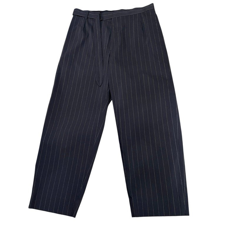 AURALEE 21SS FINX NYLON STRETCH WIDE SLACKS フィンクスコットンナイロンストレッチベルテッドストライプワイドスラックス ベルト パンツ ボトムス 定価39,600円 A21SP02FN オーラリー メンズ