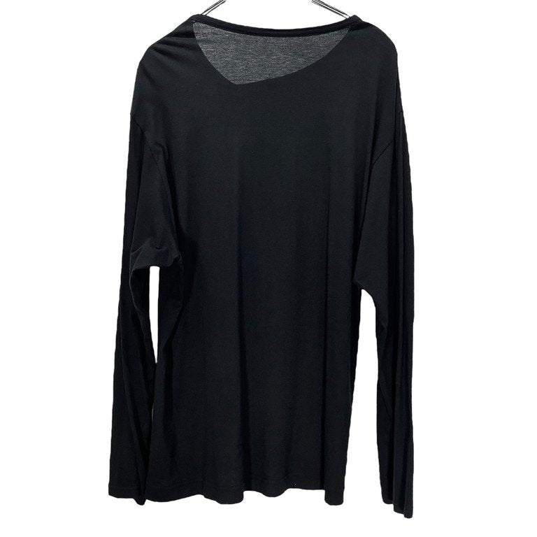 Ground Y 縦接ぎ切替ロングスリーブカットソー Tシャツ Tee T-shirt 長袖 トップス Yohji Yamamoto ヨウジヤマモト グラウンドワイ メンズ レディース ユニセックス