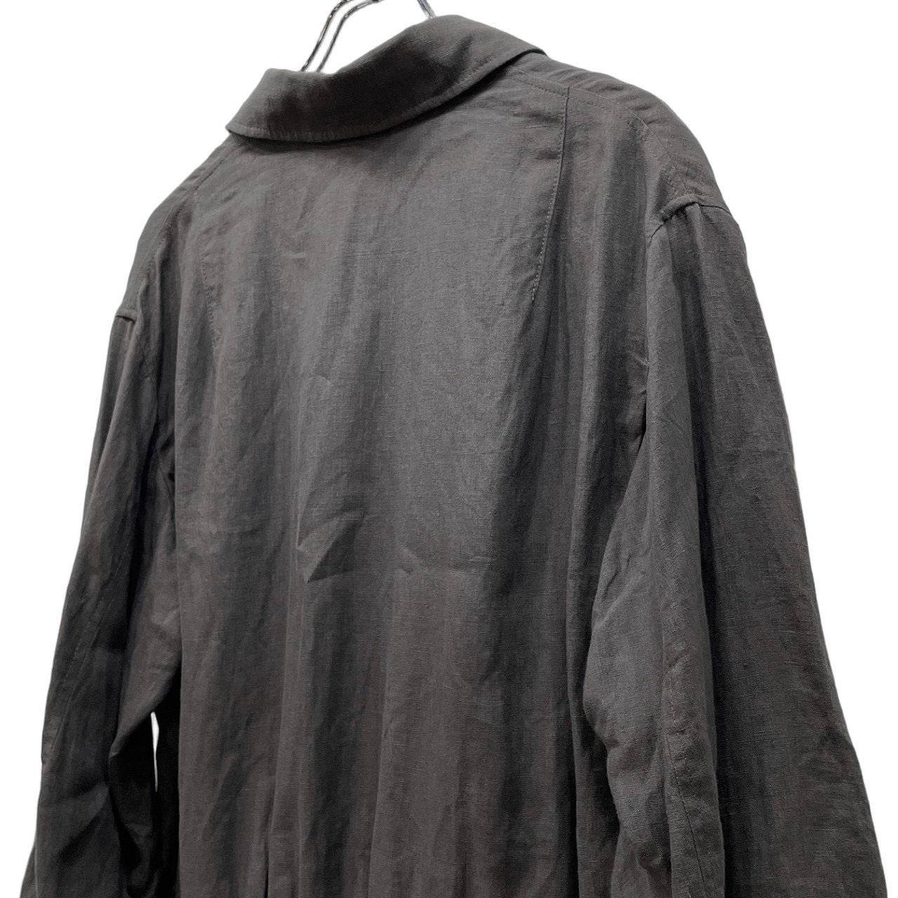 Y's for men × 120% LINO 25SS BLOUSON リネン襟付きダブルジップリブブルゾン ジャケット コート アウター 定価162,800円 Yohji Yamamoto Pour Homme ヨウジヤマモトプールオム ワイズフォーメン メンズ