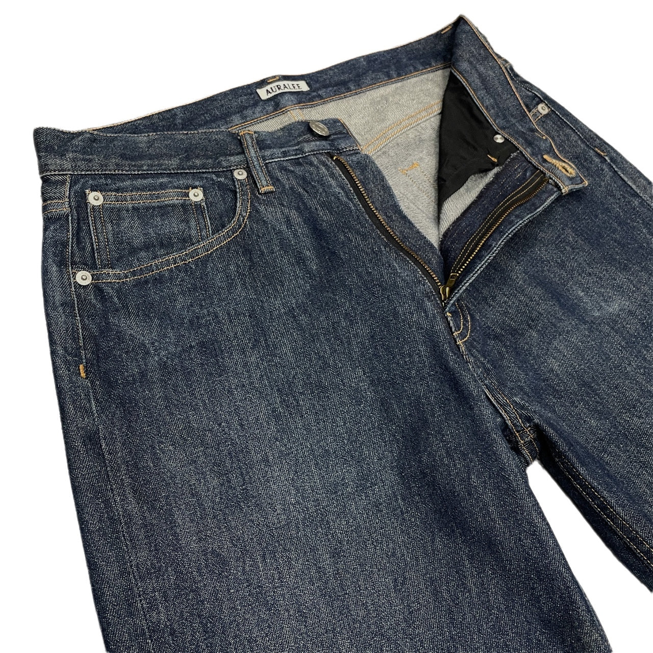 AURALEE HARD TWIST DENIM 5P PANTS 強撚糸デニム5ポケットパンツ ジーンズ ボトムス A8AP01DM オーラリー メンズ