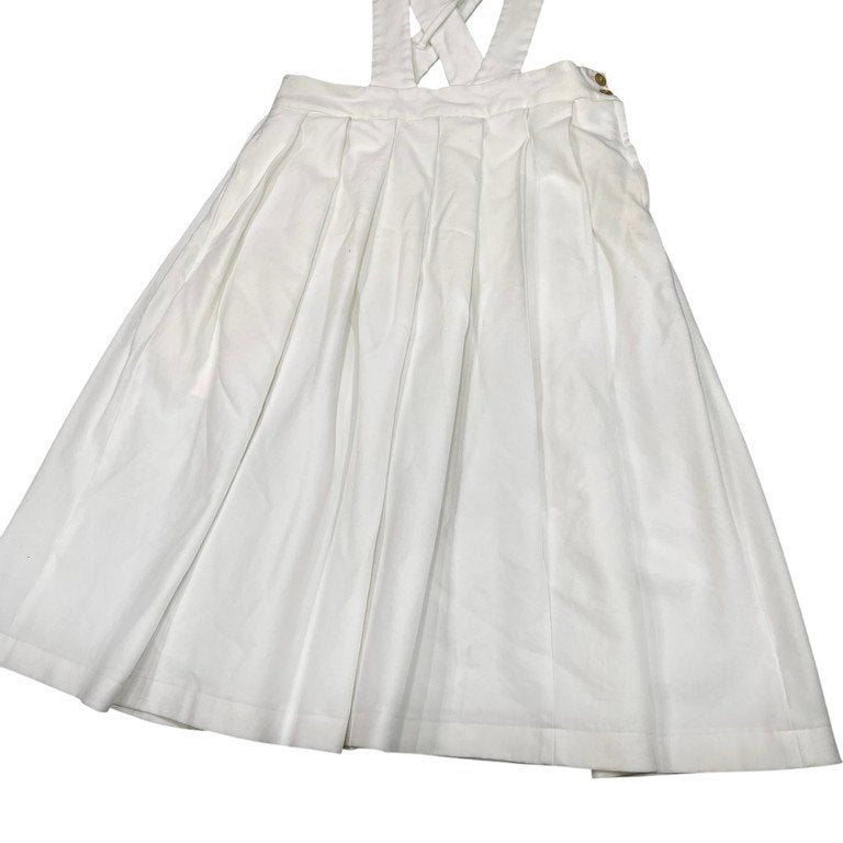 COMME des GARCONS GIRL 18SS ポリエステル縮絨プリーツサロペットスカート サスペンダー ボトムス パンツ コムデギャルソン ガール レディース