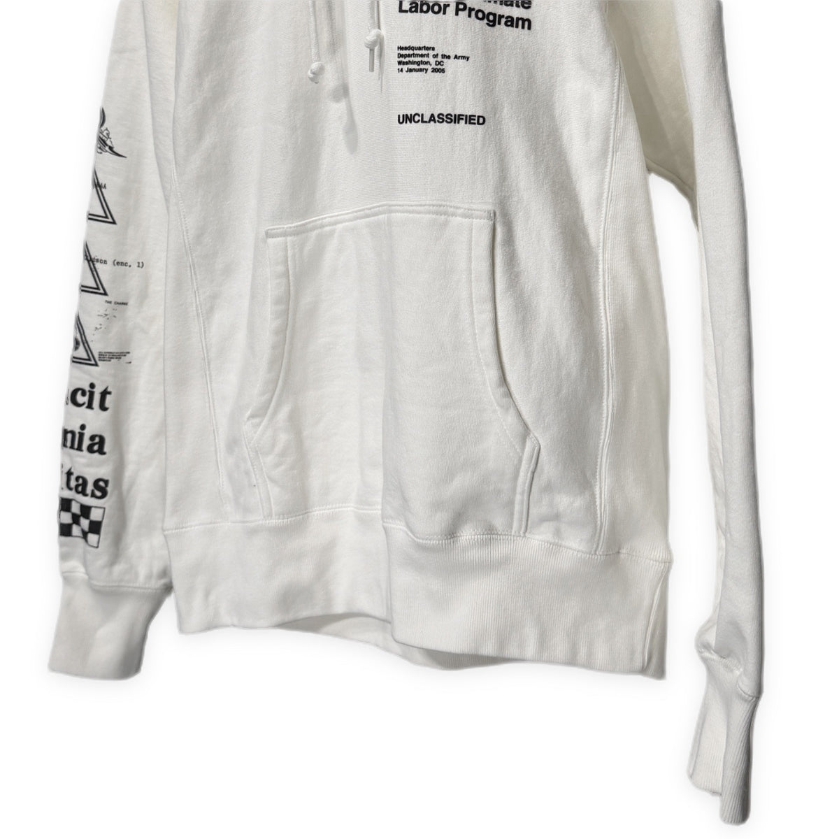 stlTH × UNDERCOVER Civilian Inmate Labor Program プリントプルオーバーパーカー 刺繍 トップス アウター 横山SAKEVI G.I.S.M. FUUDOBRAIN ギズム サケビ ステルス アンダーカバー メンズ