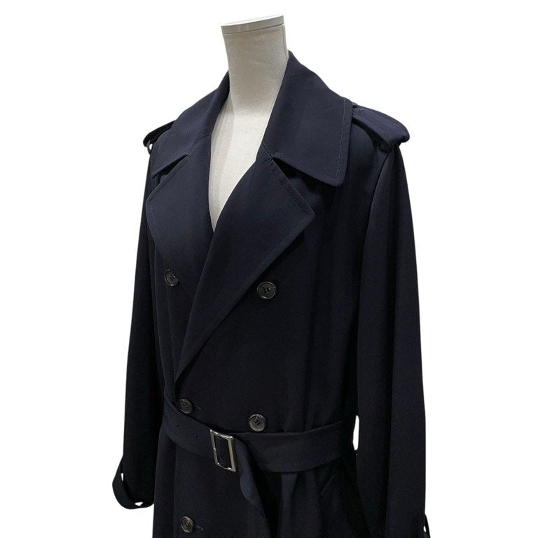 Y's ウールギャバジンベルテッドロングコート Archive 90s ジャケット ブルゾン アウター Yohji Yamamoto Femme ヨウジヤマモトファム ワイズ レディース