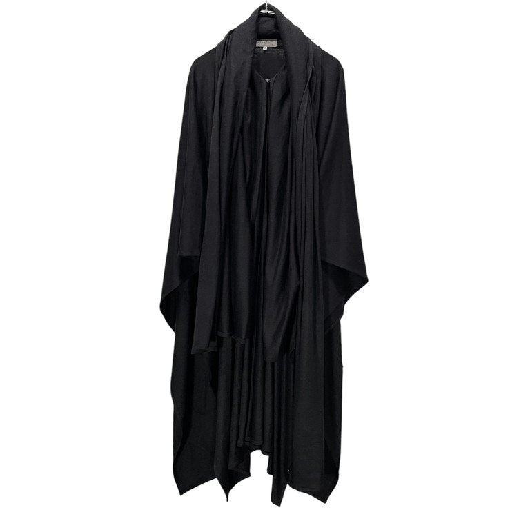 Yohji Yamamoto Pour Homme 19AW ウールジャージーバックポケットストールマントコート ジャケット ブルゾン ケープ ポンチョ ドレープ アウター 変形 Archive ヨウジヤマモトプールオム メンズ