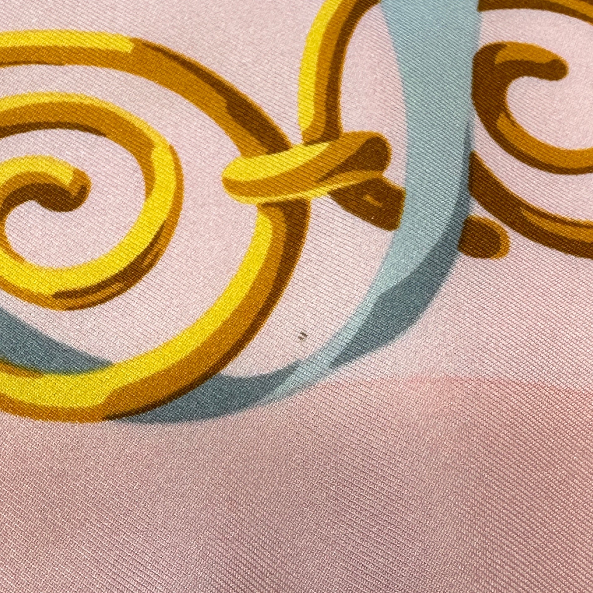 CELINE CELINE スカーフ ロゴチェーン