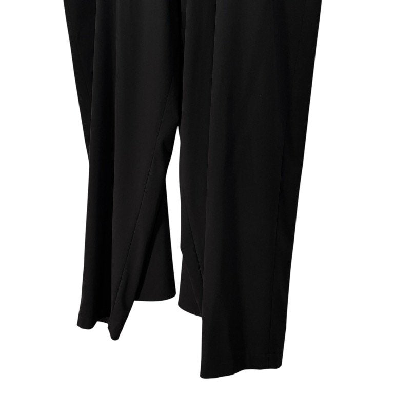 S'YTE Yohji Yamamoto ポリエステルレーヨンギャバジンフレアシームカラスパンツ 名作 Archive ドローストリング イージー ボトムス サイト ヨウジヤマモト Pour Homme プールオム メンズ レディース ユニセックス