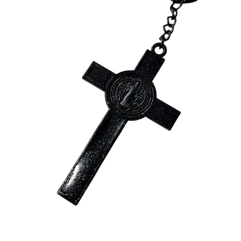 Jean Paul GAULTIER クロスロザリオチェーンネックレス 一点物 激レア 希少 Archive 90s 00s JPG 未使用 十字架 磔刑 ペンダント アクセサリー ジャンポールゴルチエ メンズ レディース ユニセックス