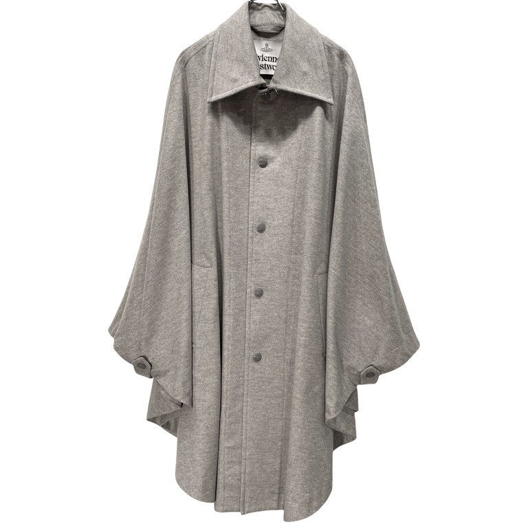 Vivienne Westwood 23AW サークルシルエットウールオーバーサイズポンチョ マント ケープ ドルマン 変形 コート ジャケット ブルゾン アウター ヴィヴィアンウエストウッド マン メンズ レディース ユニセックス