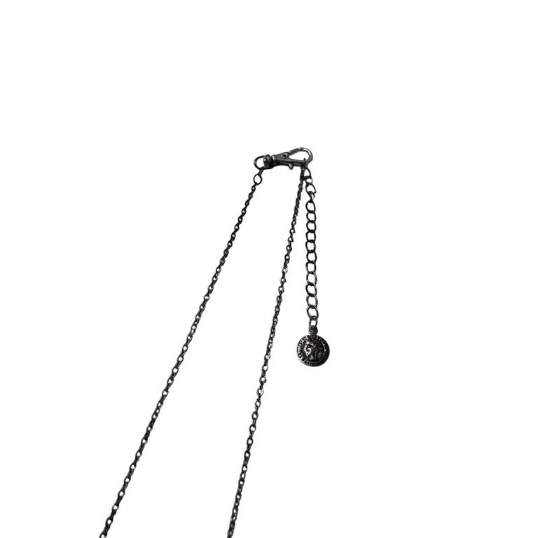 Jean Paul GAULTIER 磔刑マルチモチーフチェーンネックレス クロス 薔薇 十字架 コレクションサンプル 一点物 激レア 希少 Archive 90s JPG 未使用 ペンダント アクセサリー ジャンポールゴルチエ メンズ レディース ユニセックス