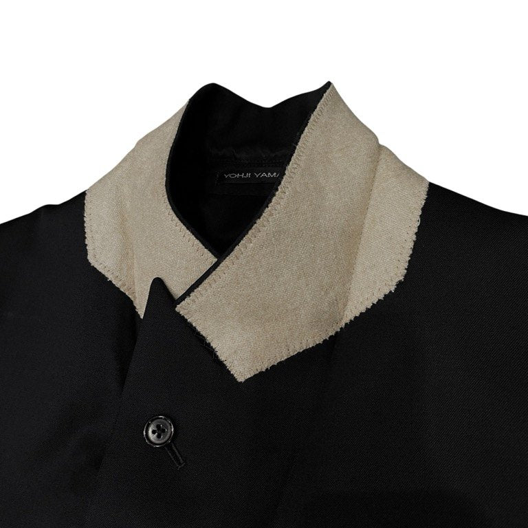 Y's for men ウールギャバジンピークドラペル5Bテーラードジャケット ブレザー ブルゾン コート アウター Yohji Yamamoto Pour Homme ヨウジヤマモトプールオム ワイズフォーメン メンズ