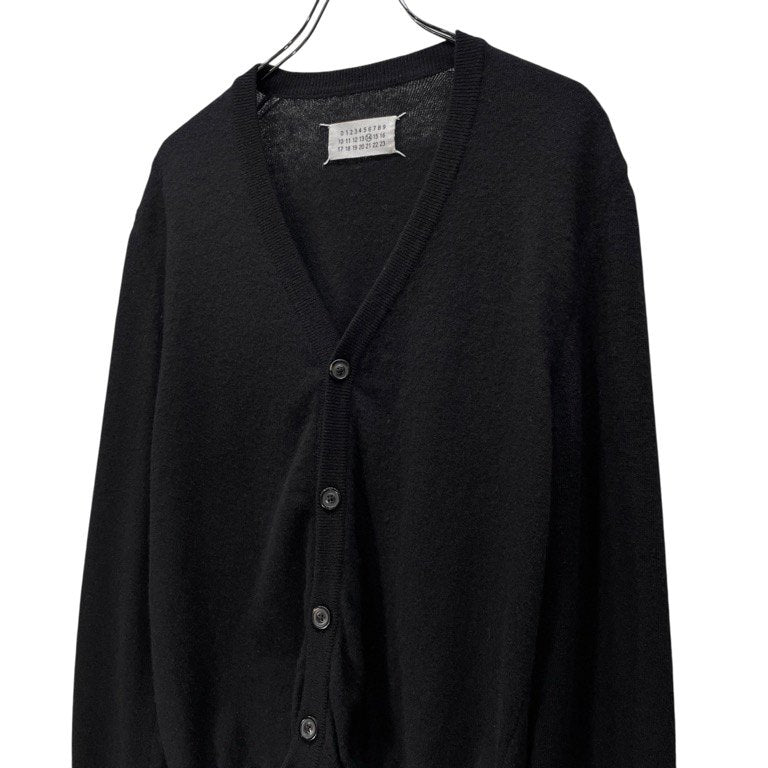 Maison Martin Margiela 14 08AW レザーエルボーパッチニットカーディガン Archive ここのえ セーター トップス メゾンマルタンマルジェラ メンズ