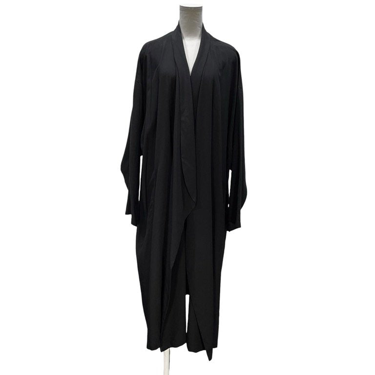 Y's 19SS テンセルローンボタンレスロングコート ジャケット ブルゾン アウター Yohji Yamamoto Femme ヨウジヤマモトファム ワイズ レディース