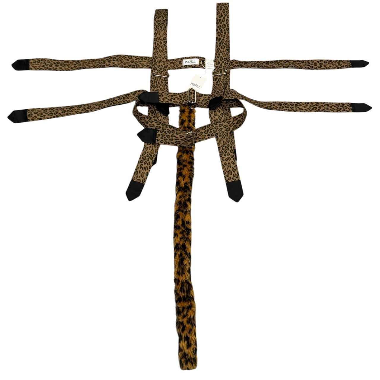 KIDILL 25SS TAIL HARNESS LEOPARD レオパードファーテールハーネス KL940 未使用タグ付き 定価44,000円 キディル メンズ レディース ユニセックス