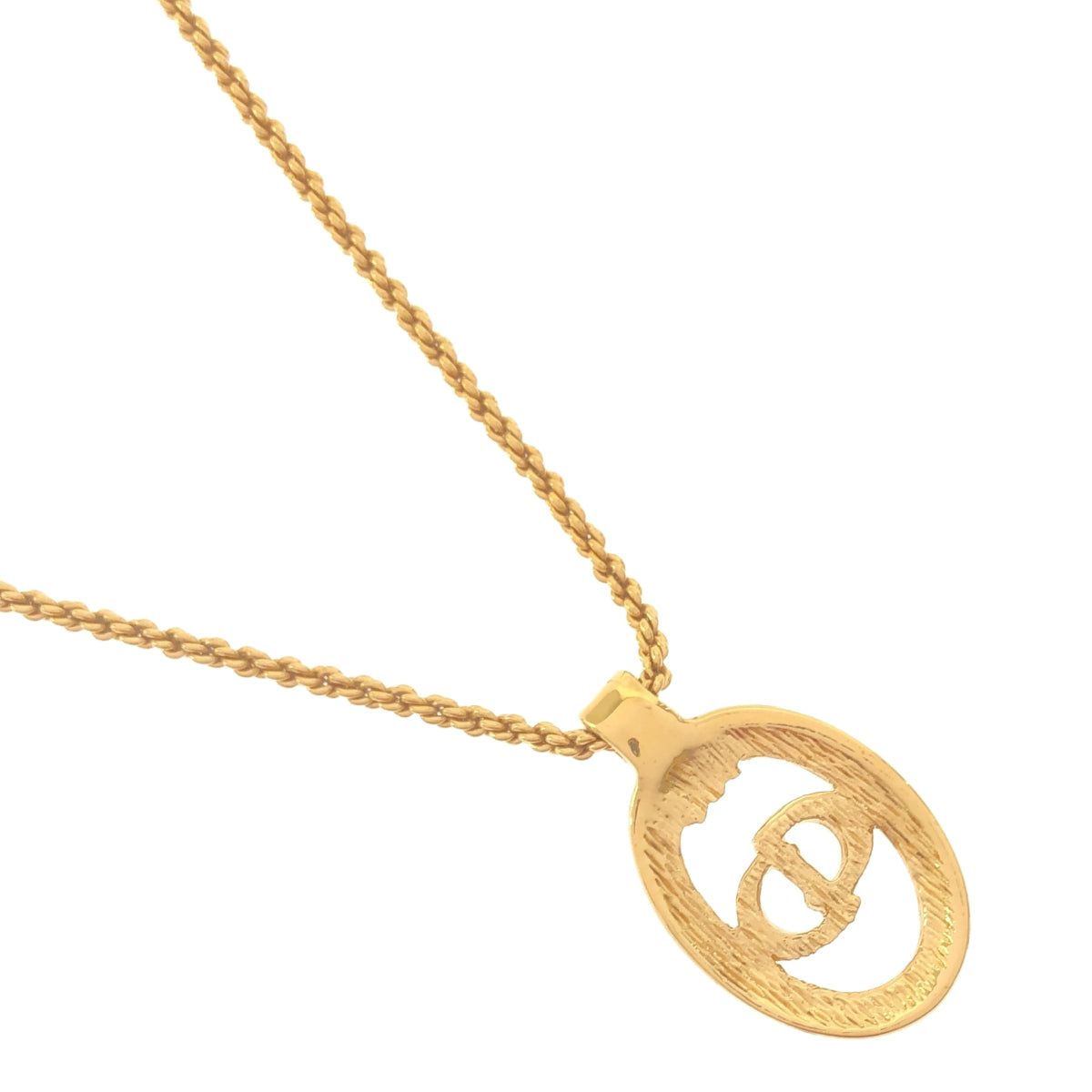 Christian Dior Christian Dior ネックレス CDロゴ ストーン