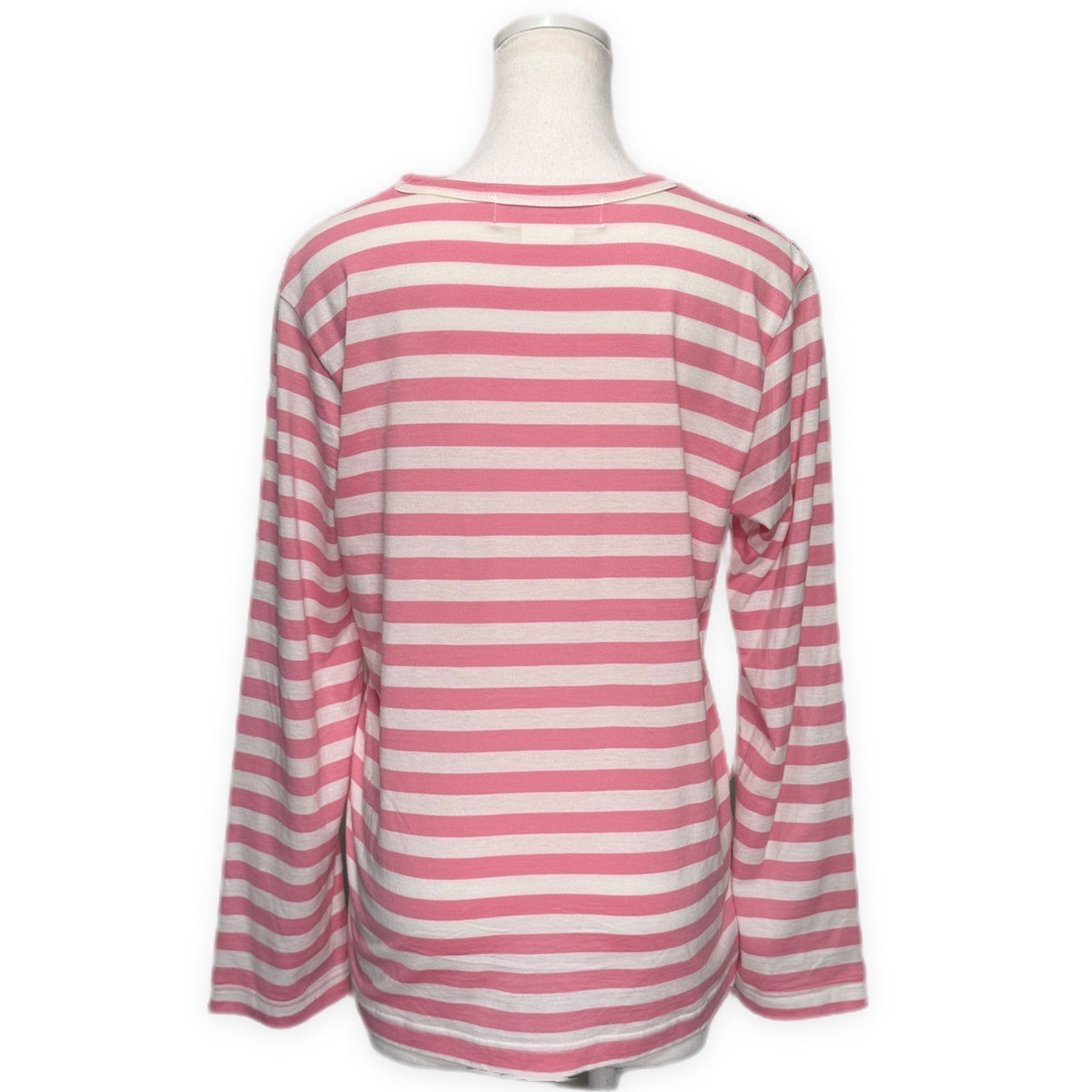 COMME des GARCONS GIRL 20AW ディズニーコラボドットボーダーデザイン切り替えカットソー 長袖 ミニー ギャルソン レディース