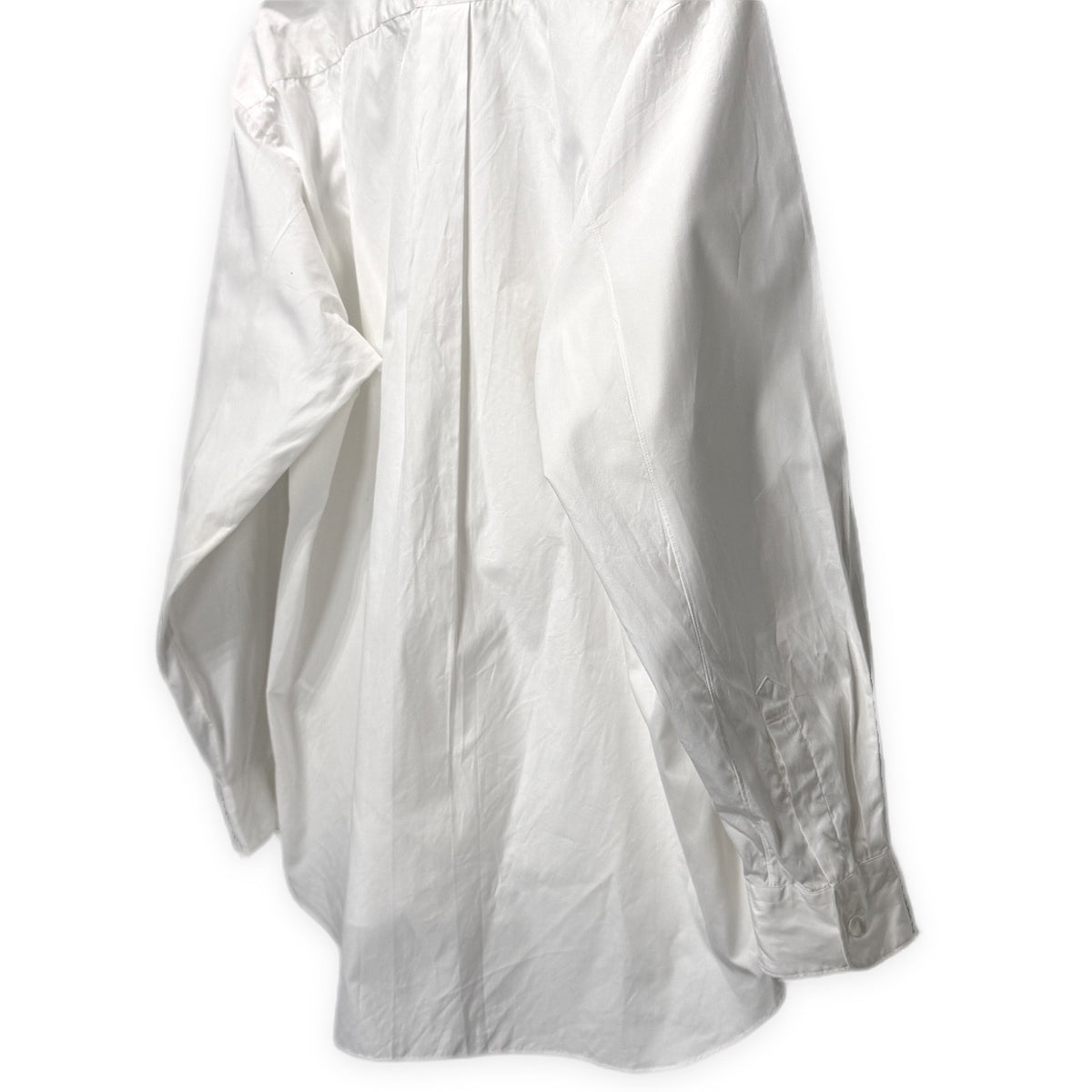 COMME des GARCONS HOMME PLUS 89AW ブロードパールボタンデタッチャブルカラーシャツ ブラウス トップス バンドカラー Archive 80s コムデギャルソンオムプリュス メンズ