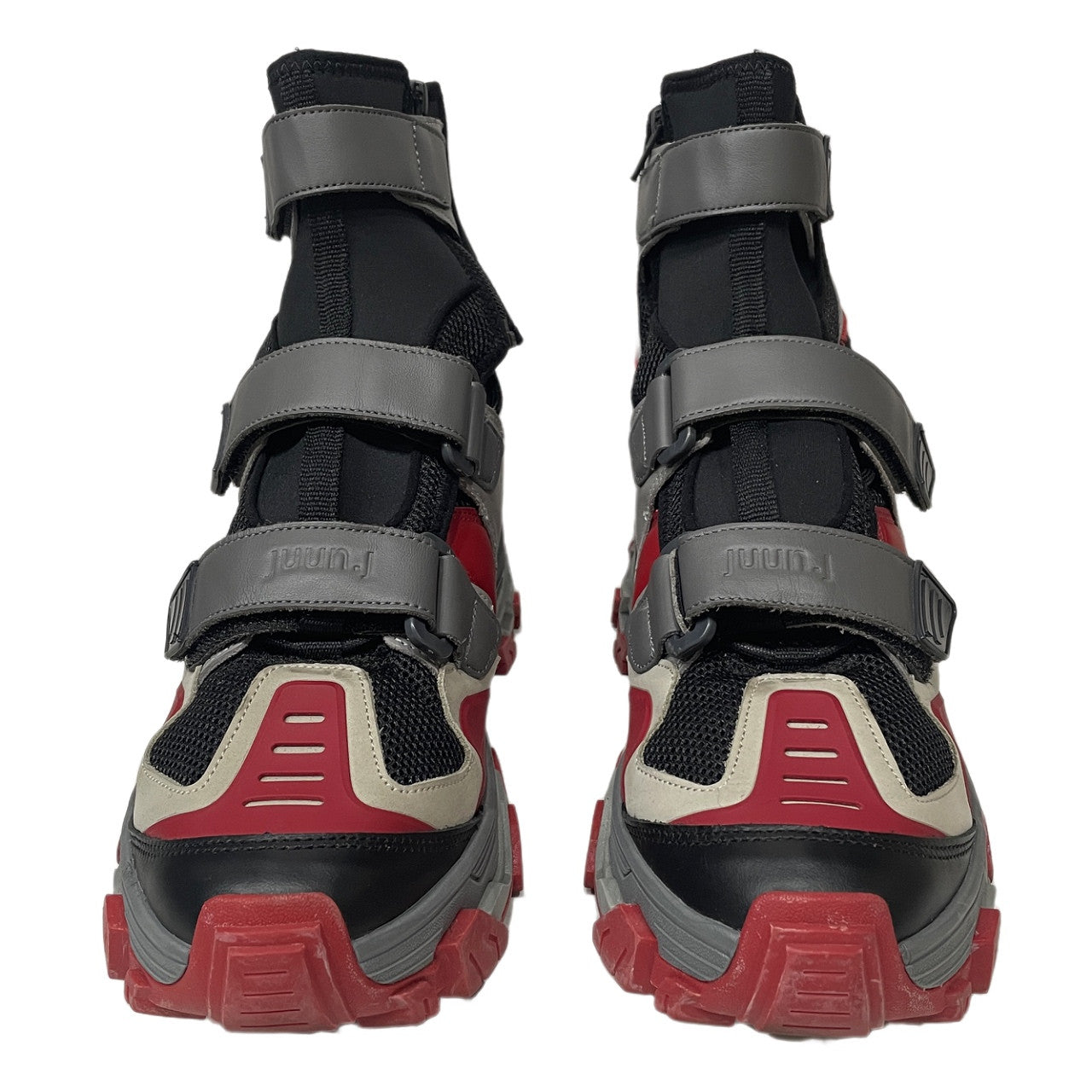 Juun.J 23AW Extended Trainer Shoes アタッチメントパーツボリュームソールスニーカー シューズ 靴 クツ レッグカバー 厚底 ダッドスニーカー 定価95,700円 ジュンジー メンズ