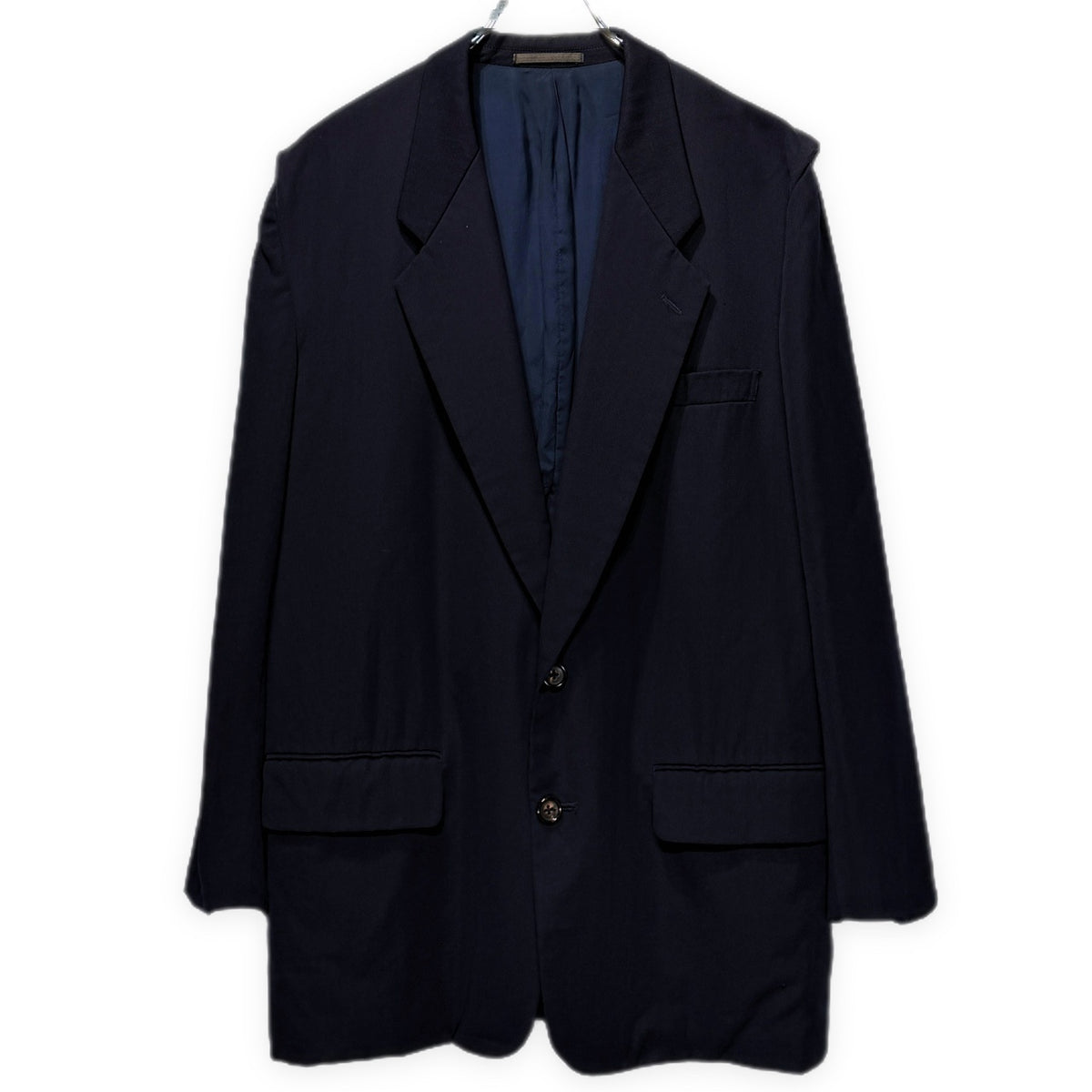 COMME des GARCONS HOMME 92SS ウールギャバジン袖山タックデザイン2Bテーラードジャケット ブレザー ブルゾン コート アウター Archive 90s コムデギャルソンオム メンズ