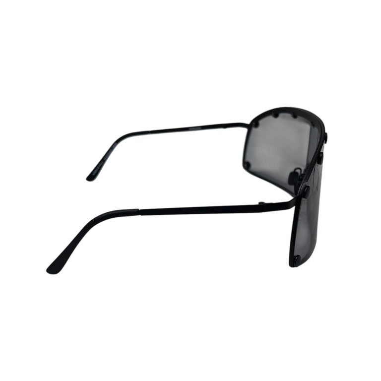 Rick Owens SHIELDING SUNGLASSES BLK TEMPLE / BLK LENSシールディングサングラス アイウェア 眼鏡 RG0000001 0909 リックオウエンス メンズ レディース ユニセックス