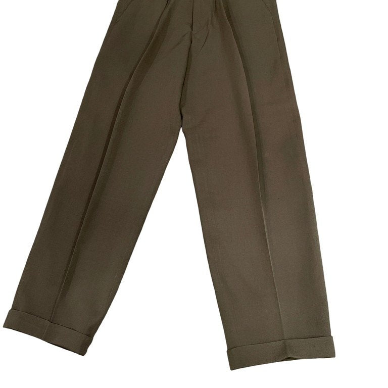 Y's for men オールドギャバジンボックスプリーツダブルテーパードパンツ スラックス トラウザーズ Archive 80s 90s Yohji Yamamoto Pour Homme ヨウジヤマモトプールオム ワイズフォーメン メンズ