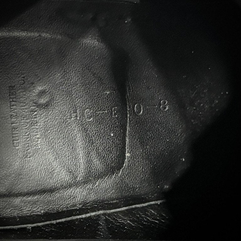 Yohji Yamamoto Pour Homme 19AW レザーキャンバスアートペイントレースアップサイドジップジョッキーブーツ LOOK25 ロング ジョッパーズ ジョッパー シューズ 靴 クツ ヨウジヤマモトプールオム メンズ