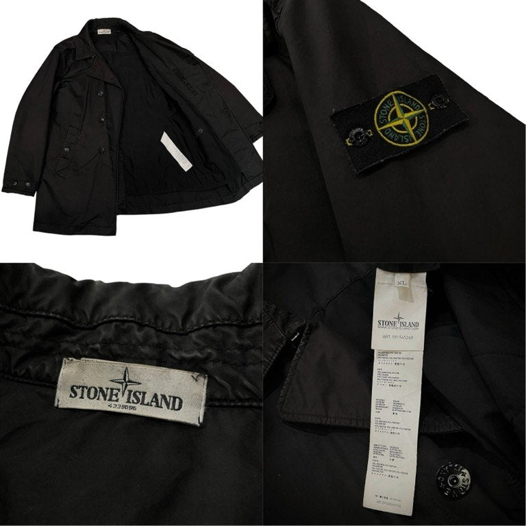 STONE ISLAND 13AW DAVID-TC ポリエステルナイロン製品染め中綿ロングコート Archive ジャケット ブルゾン アウター ストーンアイランド メンズ