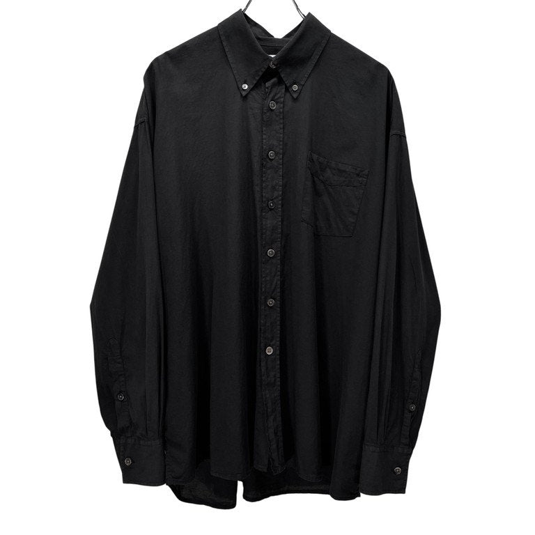 OUR LEGACY BORROWED BD SHIRT BLACK VOILE コットンボイルオーバーサイズボタンダウンシャツ ブラウス トップス アワーレガシー メンズ