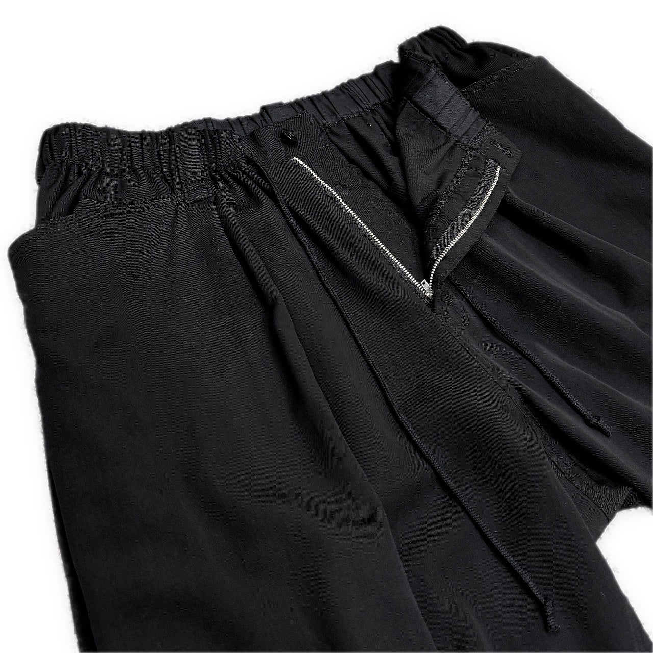 Yohji Yamamoto Pour Homme 13SS ウールギャバジン立体ポケットバルーンパンツ ボトムス Archive HX-P47-100 ヨウジヤマモトプールオム メンズ