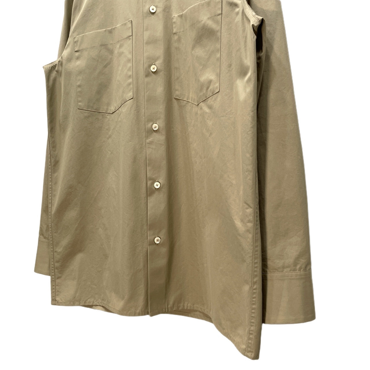 JIL SANDER 23SS コットンブロードダブルポケットボックスシルエットシャツ ブラウス トップス ジルサンダー メンズ