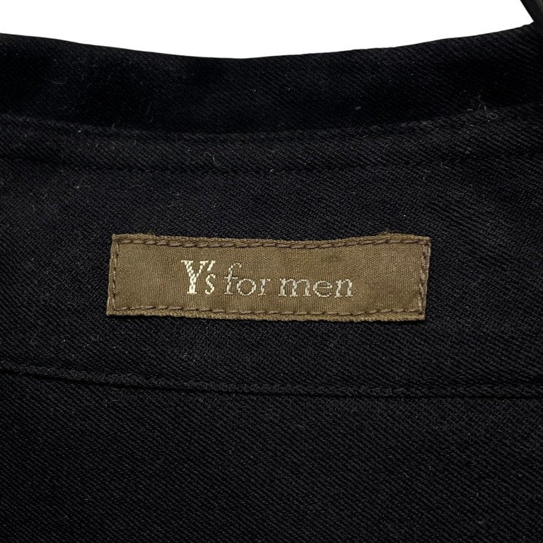 Y's for men ウールギャバジンオーバーサイズボックスシルエットシャツ ブラウス Archive 90s トップス Yohji Yamamoto Pour Homme ヨウジヤマモトプールオム ワイズフォーメン メンズ