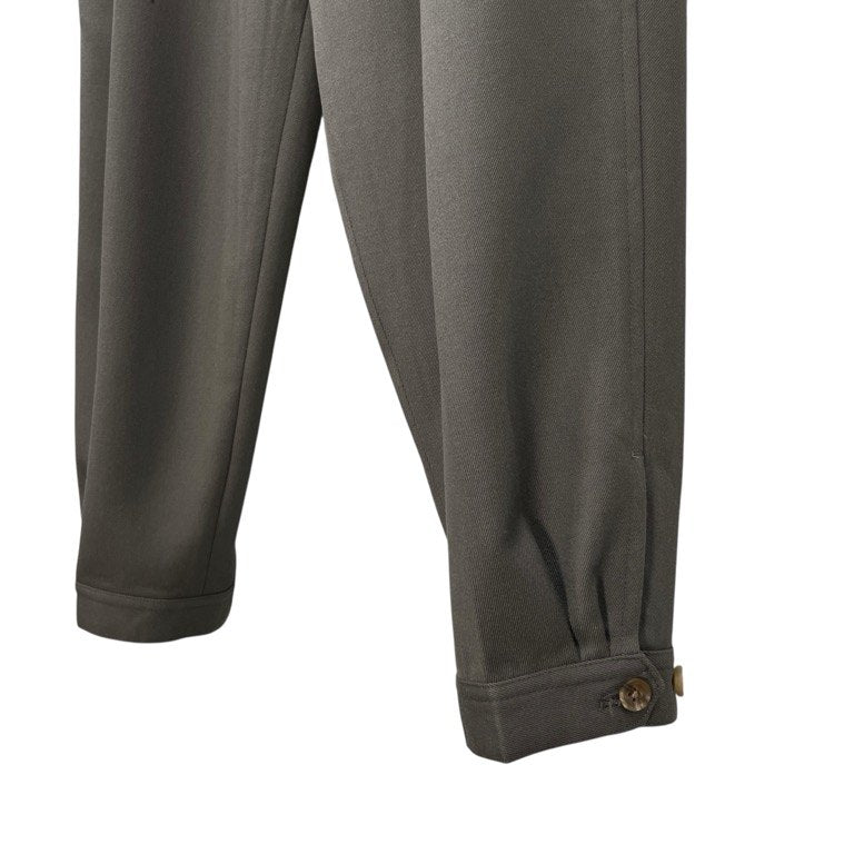 Y's for men オールドギャバジン裾アジャスター1タックワイドテーパードパンツ アーミーギャバジン スラックス トラウザーズ Archive 70s 80s Yohji Yamamoto Pour Homme ヨウジヤマモトプールオム ワイズフォーメン メンズ