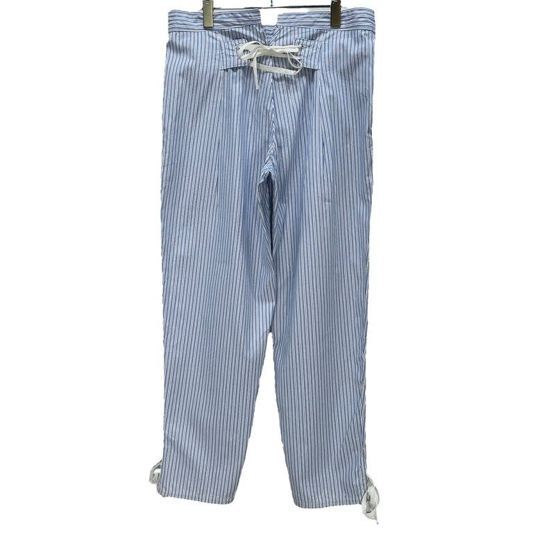 COMME des GARCONS HOMME PLUS 05SS ストライプコットンブロードレースアップシンチバックパンツ Archive Pink Panther ピンクパンサー期 ピンクのメガネ越しに見える世界 LOOK21 LOOK24 コムデギャルソンオムプリュス メンズ